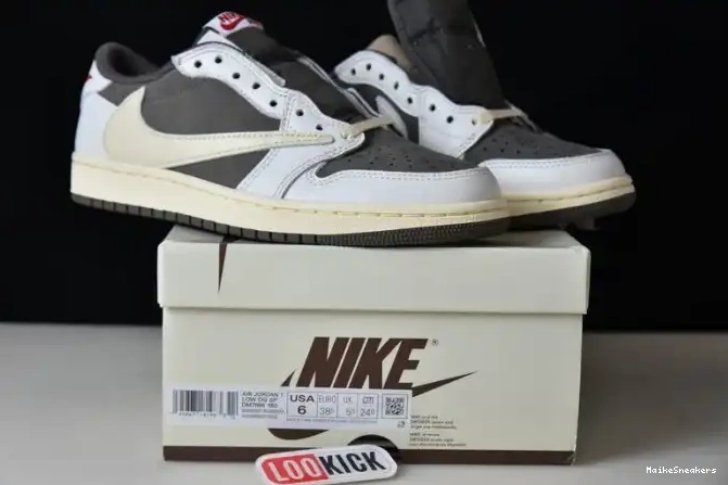 MaikeSneakers Mocha Travis Scott 1 x Jordan DM7866-162 Reverse Air 0329